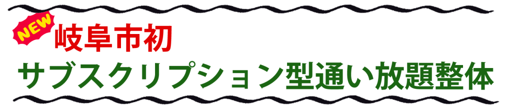 岐阜市初のサブスクリプション型通い放題整体をLEADがはじめました
岐阜市の整体院